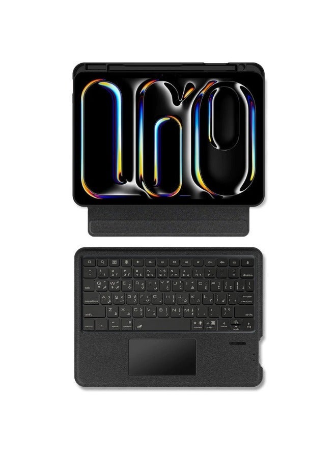 Premix Keyboard Smart for IPad 11Pro ,Air4 , Air 5 ، Air 11   Arabic + English - Image 3